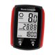 thumbnail image 2 of Ciclocomputador con cable, resistente al agua, automático, despertador, multifuncional, para ciclismo Rojo negro, 2 of 9