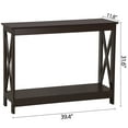 ZENSTYLE Slim Small Space Console Table, Long Narrow for Behind Couch