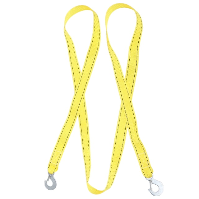Shisuyan Heavy Duty 3M Tow Rope Motorcycles Bicycles Cars Reinforced Loop Straps Tree Saver Strap for Emergency Outdoor Use