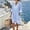 *Light Blue, variant on ClodeEU Women's Striped V Neck Short Sleeve Dress with Pockets ,Casual Loose Fit Cover Up for Summer Vacation Light Blue,Women's Plus L