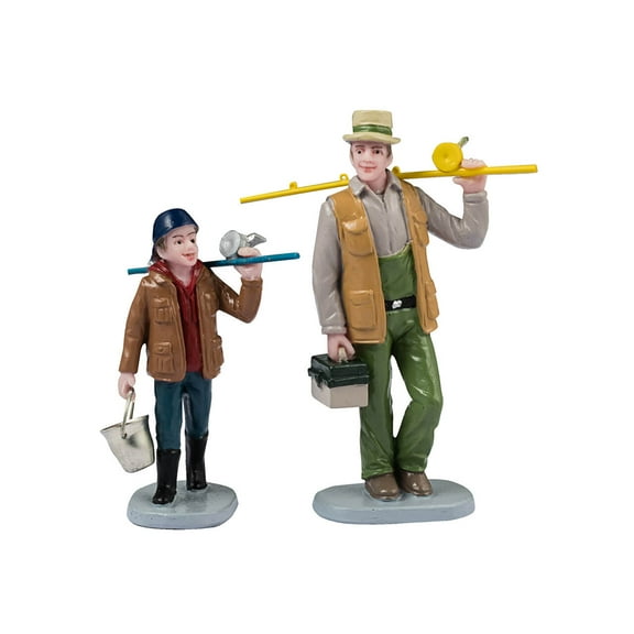 LEMAX Fishin' Time, set of 2 #42321