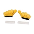 thumbnail image 4 of Quzzie 2 Pieces Helmet Sticker Finger Shape Bike Helmet Decorations Helmet Embellishments Cloth Material Removable Attachment Suitable for Skiing Biking Gift Like, 4 of 8