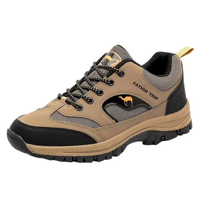 Chaussures de Randonnée Respirantes et Durables pour Hommes, Lacets, Chaussures de Sport pour Aventuriers