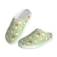 thumbnail image 2 of Fotbe Cartoon Duck Pattern Women's Fuzzy Curly Fur Memory Foam Loafer Slippers Indoor Outdoor Slippers Winter Home Shoes-35/36, 2 of 7