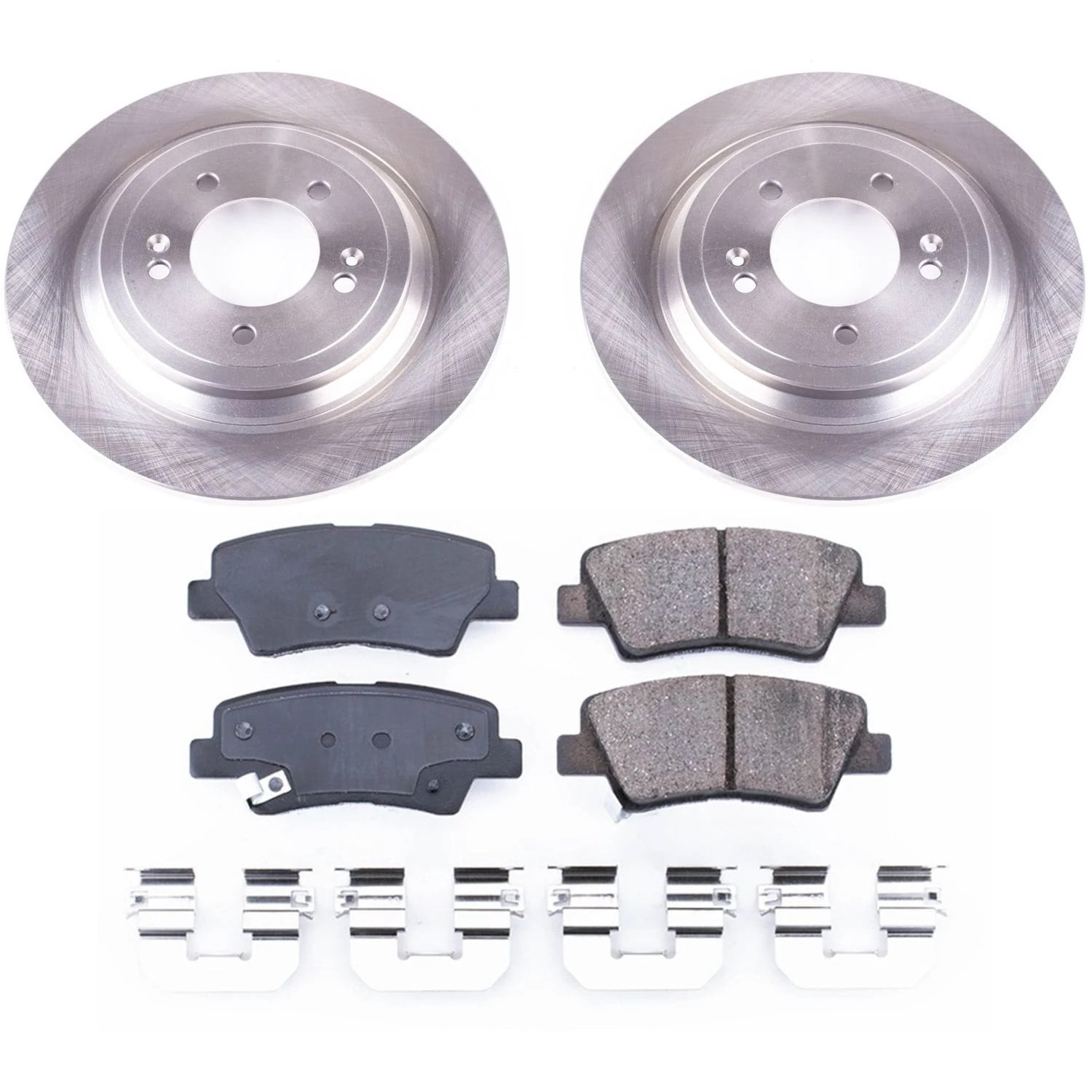 PowerStop Rear Stock Replacement Brake Pad and Rotor Kit Fits: HYUNDAI KIA Select Models KOE8016