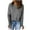 Gray, variant on Kaemgyyd Women's Thumb Hole T-Shirt soft comfy Long Sleeve Crew Neck Plain Shirts Casual loose Tee Tops