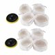 thumbnail image 1 of 10-Pack Soft Wool Bonnet Pads, 4" White Polishing Buffing Kit for Surface Refinishing, 1 of 5