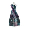 thumbnail image 2 of Zelouf Abstract Print On Mjc  , Sewing, DIY, Crafts Fabric by the Yard, Teal Grape, 7 Yard, 2 of 2