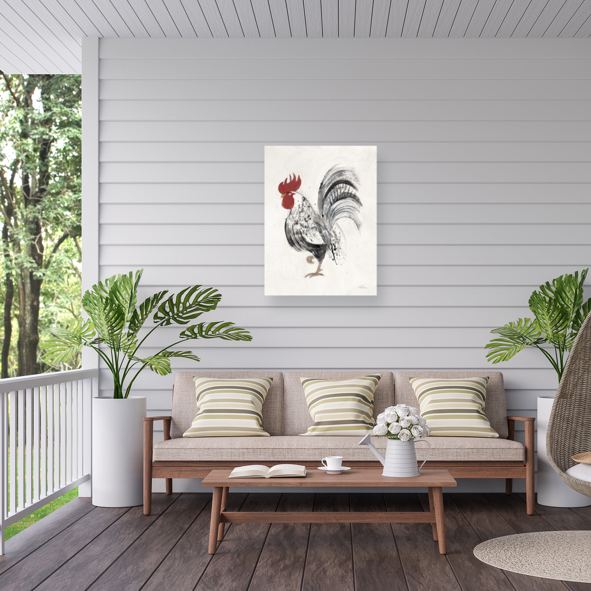 Albena Hristova 'Gents II' Outdoor Canvas 32x32