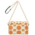 thumbnail image 2 of FORMRS Women Crossbody Purse with Chain Strap Vegan Leather Shoulder Handbag, Orange Geometric Pattern, 2 of 7