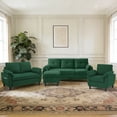 thumbnail image 7 of Jarenie Green L-Shaped Sleeper Sofa with Reversible Chaise & Storage Pockets – Perfect for Small Spaces, 7 of 7