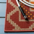 thumbnail image 6 of SAFAVIEH Veranda Johann Southwestern Indoor/Outdoor Area Rug, 6'7" x 9'6", Rust/Red, 6 of 9