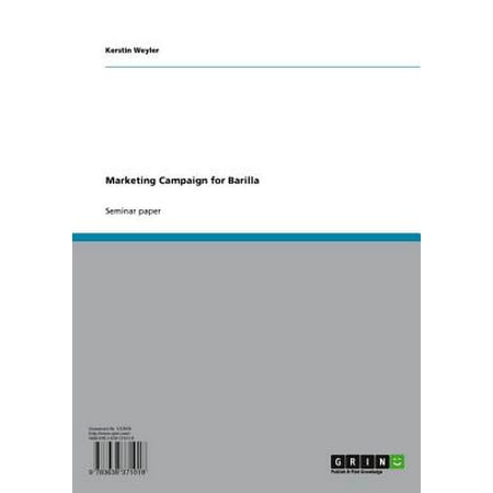 Marketing Campaign for Barilla - eBook
