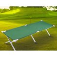 thumbnail image 2 of Cama plegable portátil para exteriores e interiores, resistente y duradera, ideal para camping, viajes y descanso, con bolsa de transporte incluida, color verde., 2 of 6