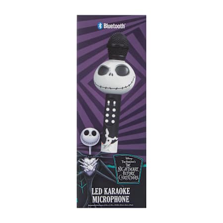 Halloween Bluetooth LED Karaoke Microphone with Echo Control