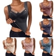 thumbnail image 3 of DuoJiaJ Tank Top for Women V Neck Lace Camisole Tops Black, 3 of 4