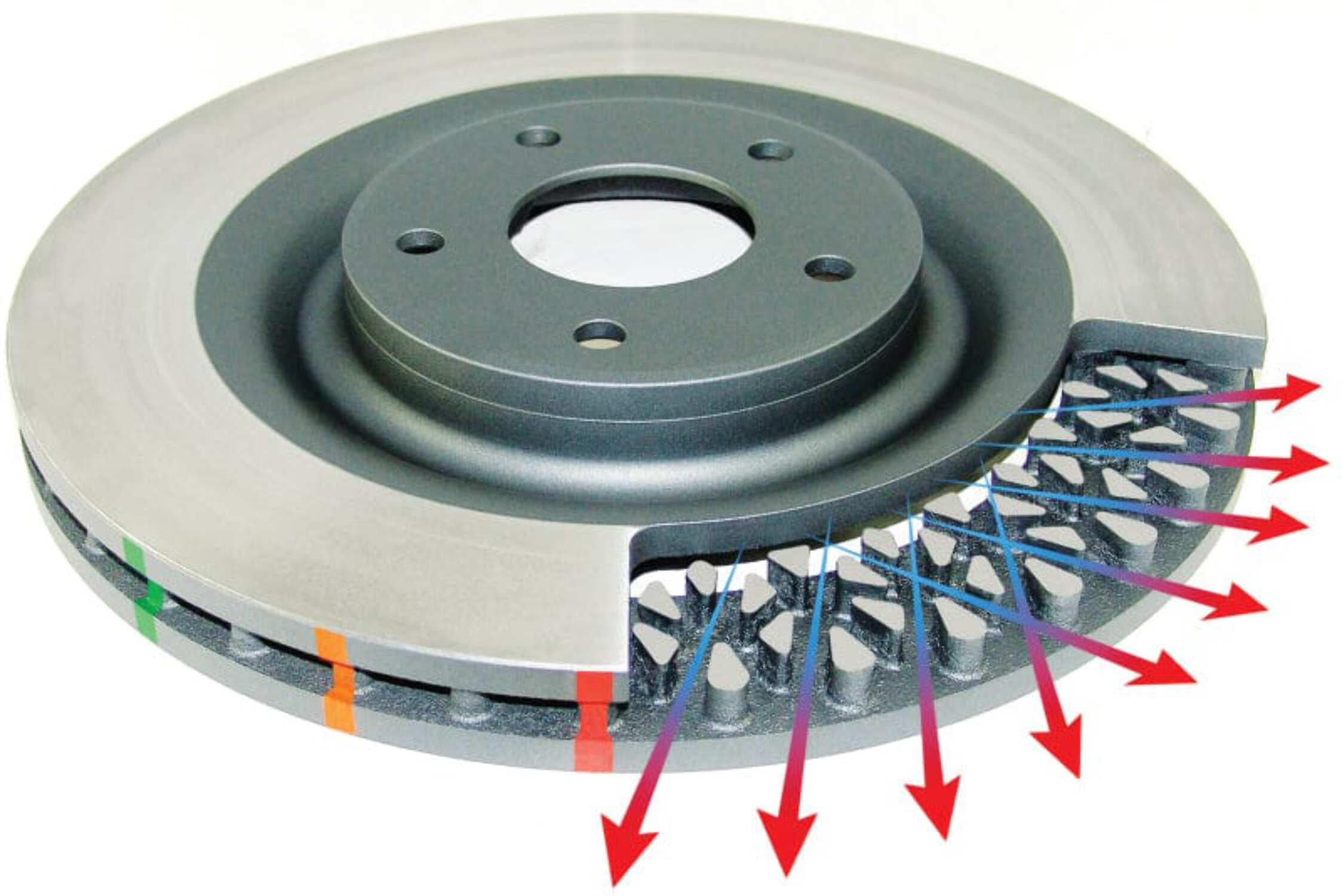 DBA 98-06 WRX Upgrade to STi Calipers w/ Standard 170mm Handbrake Rear Slotted 4000 Series Rotor Fits select: 2004-2008,2010-2014 SUBARU IMPREZA WRX STI