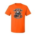 thumbnail image 2 of Lucky 7 Live to Ride Bikes Booze Broads USA Est 1903 | Mens Fashion Graphic T-Shirt, Orange, Medium, 2 of 4