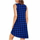 thumbnail image 4 of Camisón de mujer con estampado y bolsillos, sin mangas, plisado, cuello redondo, 4 of 7