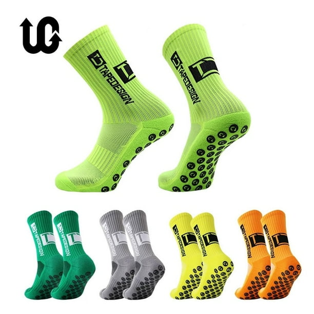 UGUPGRADE 2023 New ANTI SLIP Football Socks Mid Calf Non Slip Soccer Cycling Sports Socks Mens Warm Sock EU38 44 Gao Jinjia LED Walmart en linea
