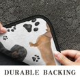 thumbnail image 6 of Dachshund Footprint Door Rugs,Washable Non Slip Door Mats Indoor,Decorative Door Mats,Entry Mat Indoor for Entrance,Bedroom,Kitchen,Bathroom,30"x17", 6 of 6
