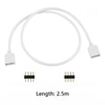 thumbnail image 4 of Línea De Conexión Cable de datos Cable de extensión de 4 pines RGB 5050 3528 Cable conector de luz de tira LED (2,5 m) Likrtyny Para estrenar, 4 of 4