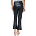 thumbnail image 2 of Paige Womens Claudine Faux Leather High Rise Flare Jeans, 2 of 2