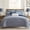Blue, variant on Levtex Home - Camden Gingham Stitch Navy Quilt Set - King Quilt (106x92in) and 2 King Shams (20x36in) - Textured Gingham - Navy and White - Reversible - Cotton