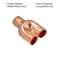thumbnail image 4 of T Y Tipo Cobre Conexión Soldadura Junta Dividir Unión Intersección 12,7mm o 1 /2 Pulgadas ID para Agua Tubería Plomería, HVAC, Refrigeración Sistema, Paquete de 5, 4 of 4