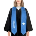 thumbnail image 4 of More design Graduation shawl Somalia Flag & United States Flag Stole Sash Honor Study Aboard International Students, 4 of 10