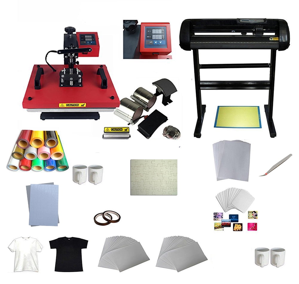 heat press machine and vinyl cutter heat press machine and vinyl cutter