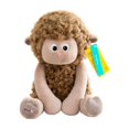 thumbnail image 2 of Brown Lamb Stuffed Animal, Lamb Plush, Cuddle Companion, Nursery Decor, 16X10 Inch Soft Plush Furry Lamb Doll Plush Fleece Hugging Plush for Sheep Lovers As Birthday Gift, Kids, 2 of 6