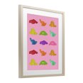 thumbnail image 2 of Stupell Industries Contemporary Dinosaur Candies on Pink Birch Framed Print Under Glass, 13 x 16, by LISH Creative, 2 of 8