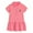 Red, variant on WRKEKC Girls Summer Dress Ice Cream Print Turn Down Collar Knit Dress with Ruffle Hem Casual Style for Girls 2-8 Years