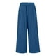 thumbnail image 3 of WILLBEST Pantalones Casuales de Verano para Mujer, de Lino, de Cintura Alta, con Cordón, Pierna Ancha, Cómodos y con Bolsillos para Viajar y Relajarse. Grande, 3 of 4