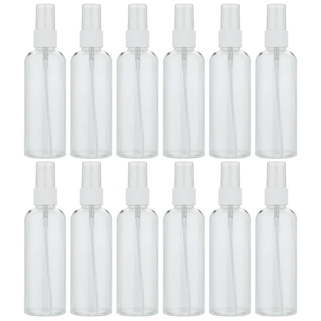 Coofit 12PCS Mist Spray Bottle 3.38oz Multiuse Clear Spray Bottle Water Spray Bottle