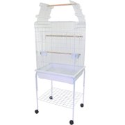 YML 7984-4914WHT Open Top Small Parrot Cage in White