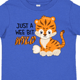 thumbnail image 4 of Inktastic Just a Wee Bit Wild- cute tiger cub Boys or Girls Toddler T-Shirt, 4 of 5