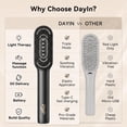 thumbnail image 2 of DayIn Electric Scalp Massager & Hair Oil Applicator, Red Light Comb, Cordless, Gray, 2 of 11