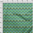 thumbnail image 3 of oneOone Cotton Silk Turquoise Green Fabric Ikat Craft Projects Decor Fabric Printed By The Yard 42 Inch Wide, 3 of 5