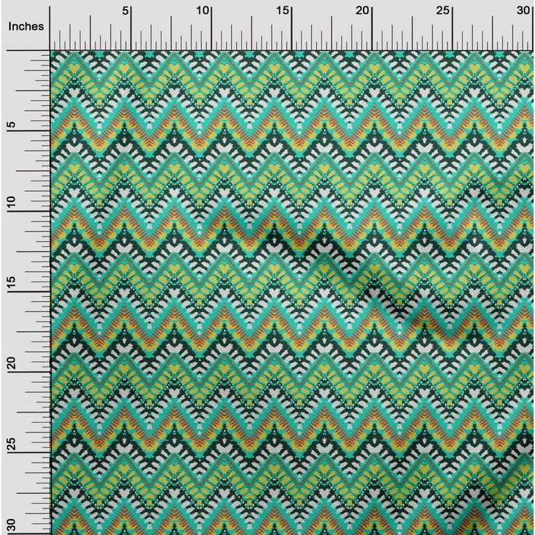 Ikat print top dress material