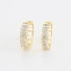 thumbnail image 3 of Arracadas Medianas Dama con Cristales Swarovski Oro 14K Lam dorado Unitalla, 3 of 7