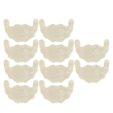 AURARMLET 10Pcs Body Tape For Breasts Self Adhesive Hold Khaki Size 8.4x4.6x0.0in Women Lingerie Accessory