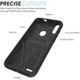 thumbnail image 3 of TUDIA Merge for BLU Vivo X6 / G60 / v70 Case Dual Layer Heavy Duty Slim - Matte Black, 3 of 6
