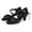 BK1, variant on Womens Latin Dance Shoes Soft Sole Rhinestone Buckle Mid Heel Ballroom Performance Shoes For Women Practice Dance Sandals BK1 US :8