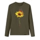 thumbnail image 4 of Blusa de manga larga con cuello redondo y estampado de talla grande para mujer Fridja hj922, 4 of 7