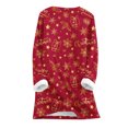 thumbnail image 4 of Hauts pour Femmes Style Décontracté d'Hiver Mode sous-Vêtements Chauds en Peluche Manches Longues Col Rond Blouses en Solde, 4 of 4