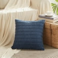 CCJR 4 Packs Dusty Blue Decorative Throw Pillow Covers 18x18 Inch for
