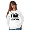 thumbnail image 4 of Time Think Cute Optimistic Gym Sweatshirt for Men or Women Brisco Brands S, 4 of 5