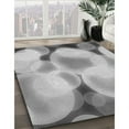 thumbnail image 2 of Ahgly Company Indoor Square Patterned Sonic Silver Gray Area Rugs, 8' Square, 2 of 6